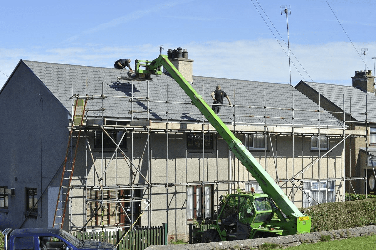 toiture en construction