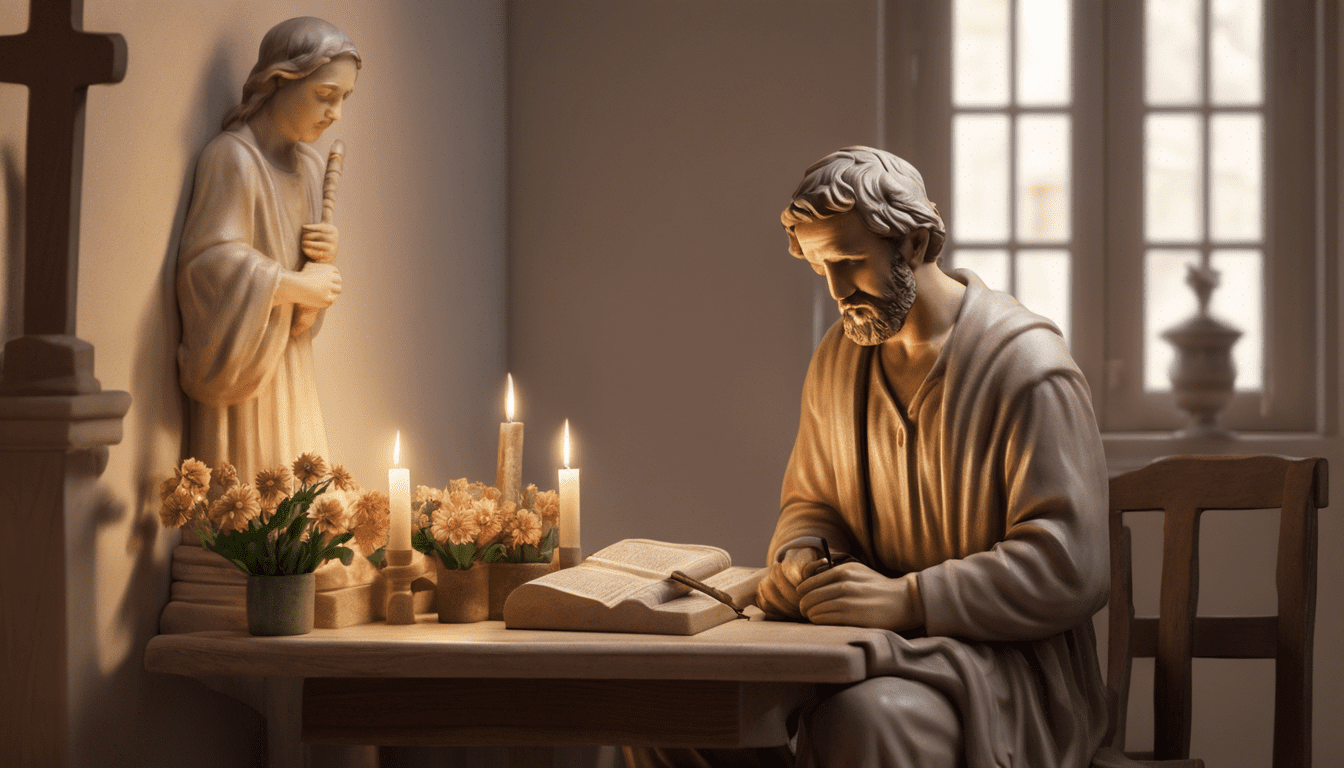 découvrez comment invoquer l'intercession de saint joseph pour vous aider à trouver un emploi. ce guide pratique vous propose des prières, des réflexions et des conseils spirituels pour solliciter la protection et l'assistance de ce saint patron des travailleurs dans votre recherche d'emploi.