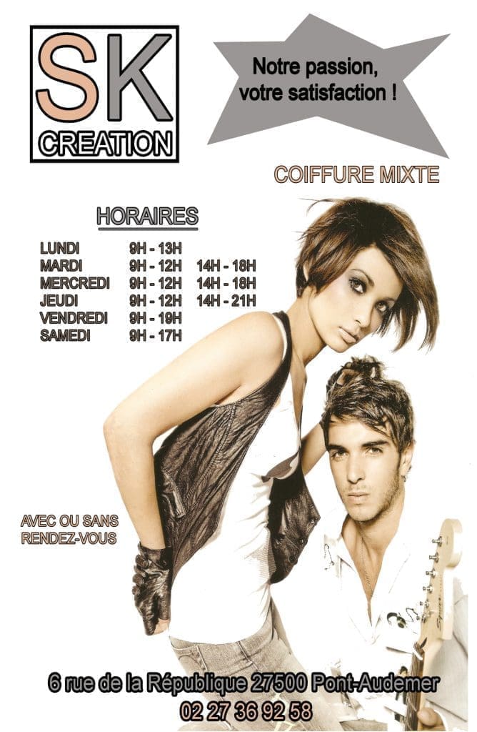 découvrez notre salon de coiffure à pont-audemer, où style et savoir-faire se rencontrent pour sublimer votre look. réservez votre rendez-vous dès aujourd'hui !